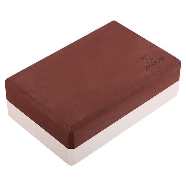 Блок для йоги двокольоровий BLOOM YOGA BRICK LB7041 кольори в асортименті LB7041 фото