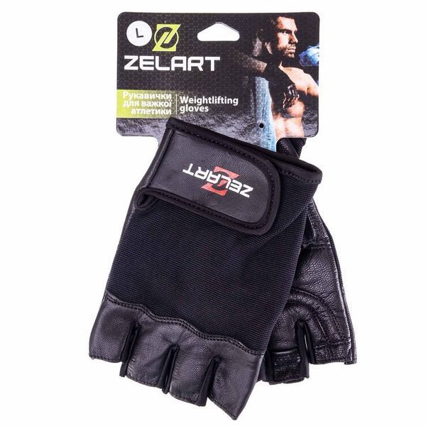 Перчатки для фитнеса и тренировок Zelart SB-161600 S-XXL черный S SB-161600 фото