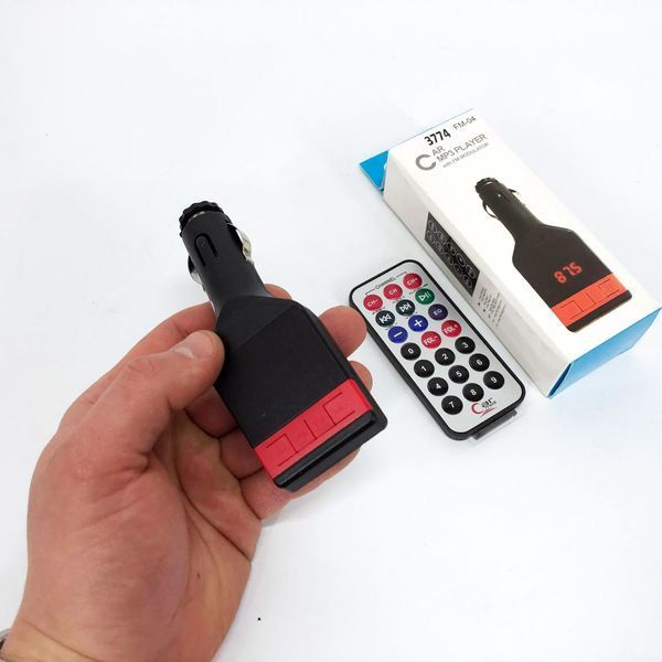 Автомобильный FM-модулятор трансмиттер Fm-04, MP3 Player с пультом дистанционного управления ws32913 фото