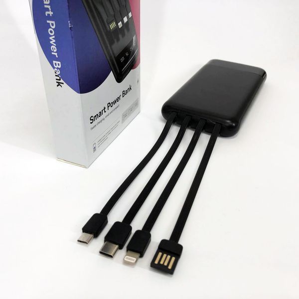 Павербанк Power Bank UKC 50000mAh Мобільна зарядка зовнішній акумулятор портативний павер. Колір: чорний ws81727 фото
