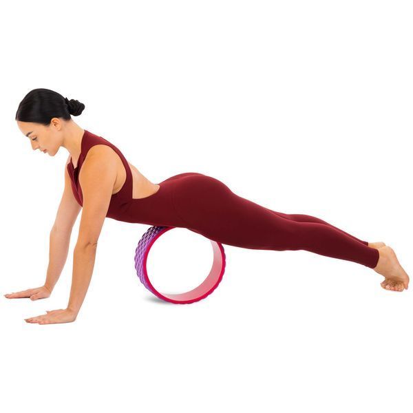 Колесо для йоги массажное SP-Sport Fit Wheel Yoga FI-2437 фиолетовый-розовый FI-2437 фото