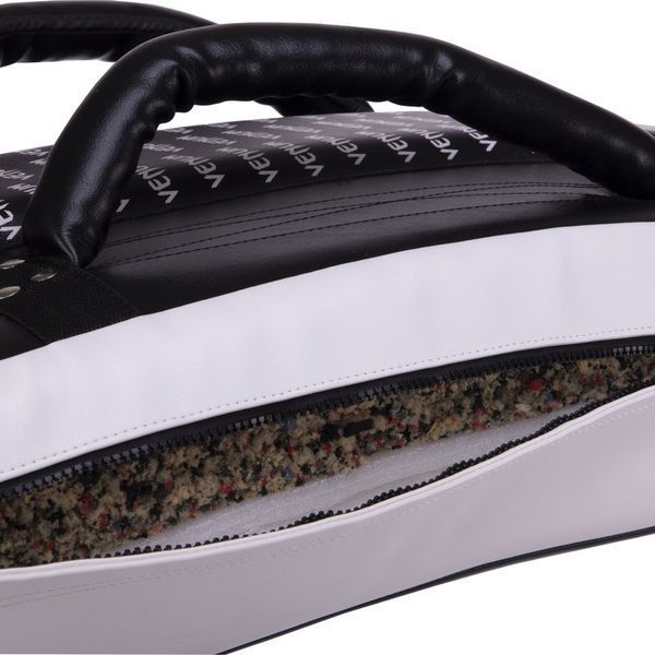 Макивара Изогнутая тренировочная для отработки ударов Skintex VENUM ABSOLUTE LONG KICK SHIELD VN1201 53х43х10см 1шт черный-белый VN1201 фото