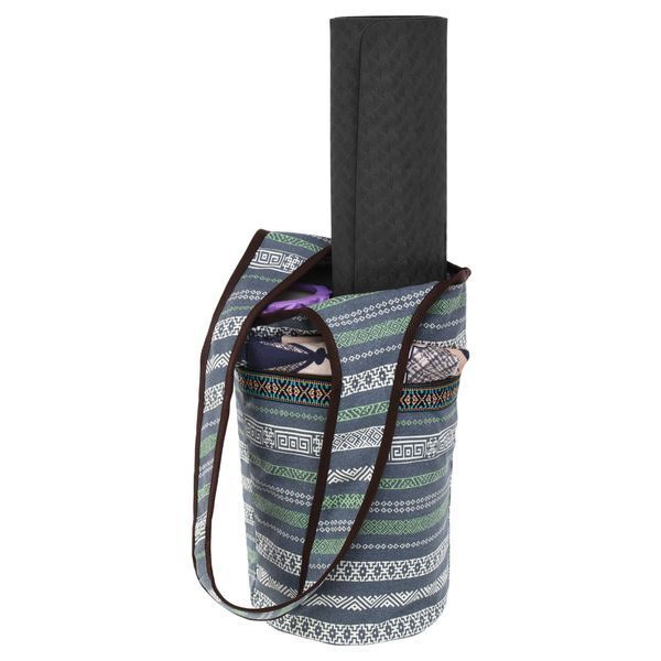 Сумка для йоги через плечо KINDFOLK Yoga bag SP-Sport FI-8364-3 серый-синий FI-8364-3 фото