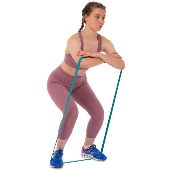 Резина петля для подтягиваний и тренировок лента силовая SP-Sport Fitness LINE FI-9584-4 50-75кг голубой FI-9584-4 фото
