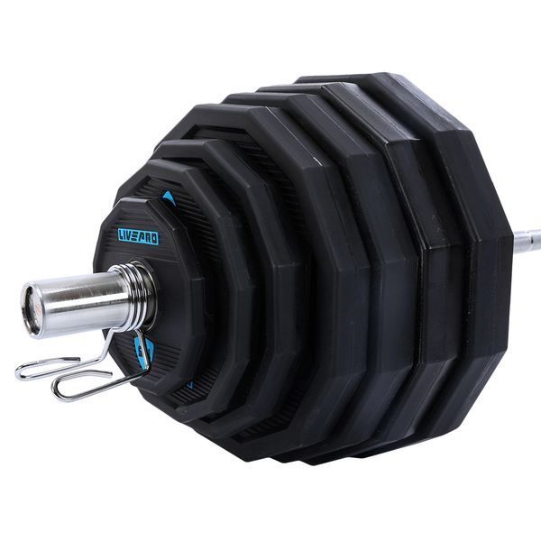 Блины диски полиуретановые 2 Handle металлическая втулка LiveUp LP8023-25 o51мм 25кг черный LP8023-25 фото