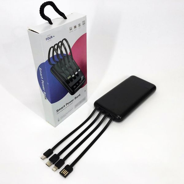 Павербанк Power Bank UKC 50000mAh Мобільна зарядка зовнішній акумулятор портативний павер. Колір: чорний ws81727 фото