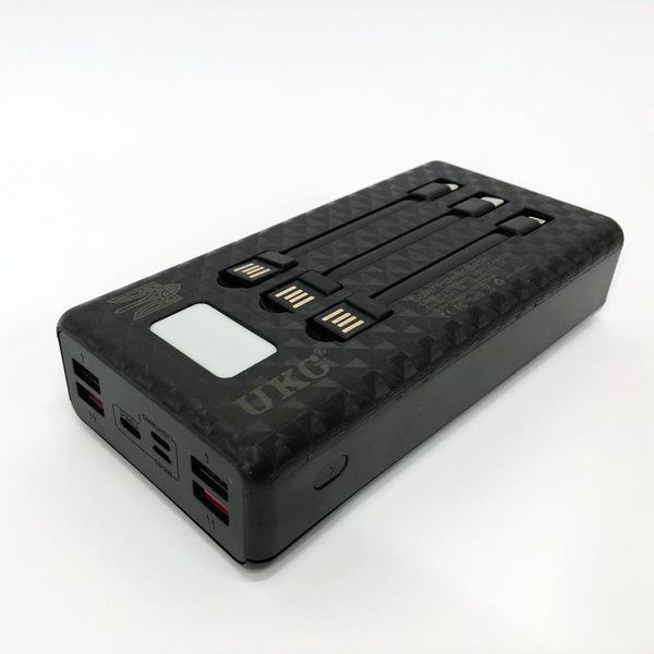 Портативная мобильная зарядка (Павербанк) POWER BANK SOLAR 60000MAH, переносной аккумулятор для телефона ws17847 фото