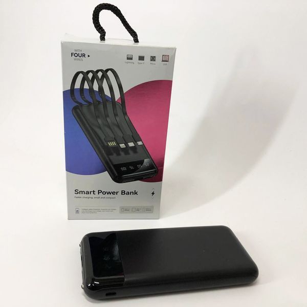 Павербанк Power Bank UKC 50000mAh Мобільна зарядка зовнішній акумулятор портативний павер. Колір: чорний ws81727 фото