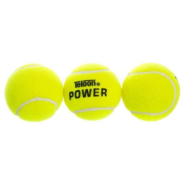 Мячи для большого тенниса TELOON POWER T616P3 3шт салатовый T616P3 фото