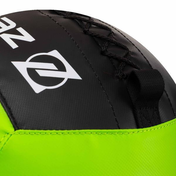 М'яч набивний медичний для кросфіту WALL BALL Zelart FI-5168-4 4кг чорний-зелений FI-5168-4 фото