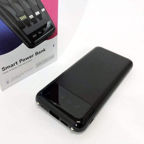 Павербанк Power Bank UKC 50000mAh Мобільна зарядка зовнішній акумулятор портативний павер. Колір: чорний ws81727 фото