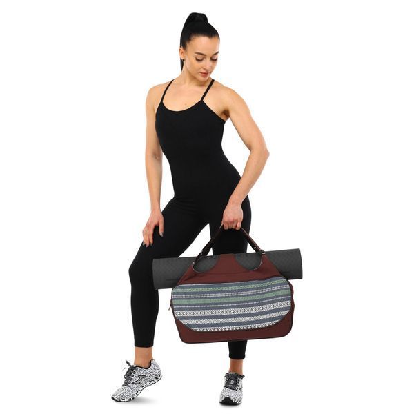 Сумка для йоги KINDFOLK Yoga bag SP-Sport FI-8366-3 серый-синий FI-8366-3 фото