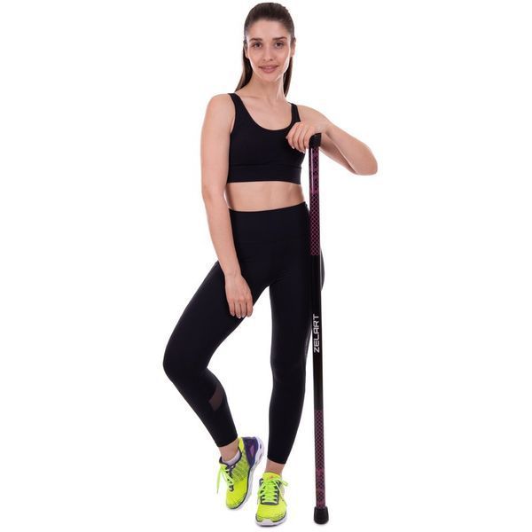 Бодибар Body Bar Zelart FI-2611-3 вес 3кг черный-фиолетовый FI-2611-3 фото