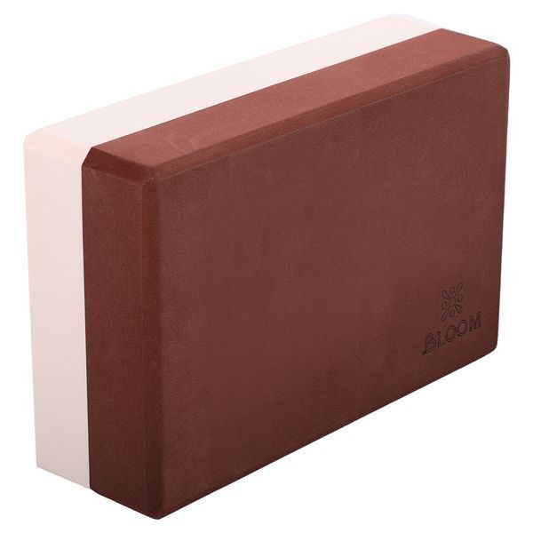 Блок для йоги двокольоровий BLOOM YOGA BRICK LB7041 кольори в асортименті LB7041 фото