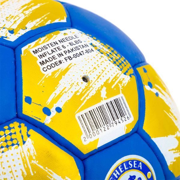 Мяч футбольный BALLONSTAR CHELSEA FB-0047-804 №5 PU синий-желтый FB-0047-804 фото