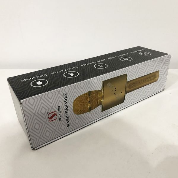 Беспроводной Bluetooth Микрофон для Караоке Микрофон DM Karaoke Y 68 + BT. Цвет: черный с серебром ws71741-2 фото
