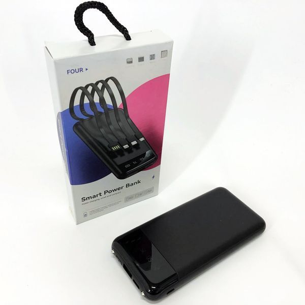 Павербанк Power Bank UKC 50000mAh Мобільна зарядка зовнішній акумулятор портативний павер. Колір: чорний ws81727 фото