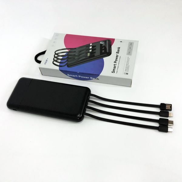 Павербанк Power Bank UKC 50000mAh Мобільна зарядка зовнішній акумулятор портативний павер. Колір: чорний ws81727 фото