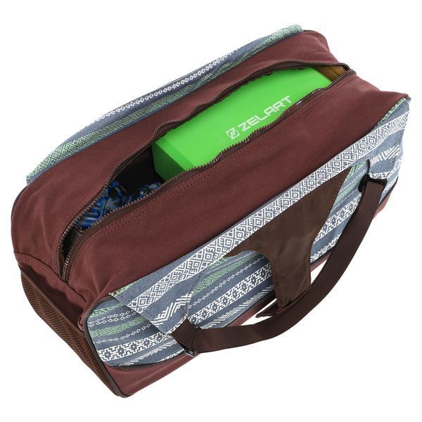 Сумка для йоги KINDFOLK Yoga bag SP-Sport FI-8366-3 серый-синий FI-8366-3 фото