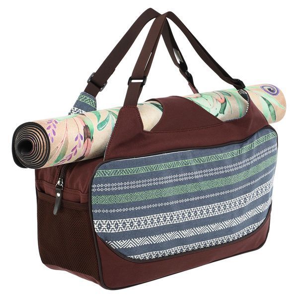 Сумка для йоги KINDFOLK Yoga bag SP-Sport FI-8366-3 серый-синий FI-8366-3 фото