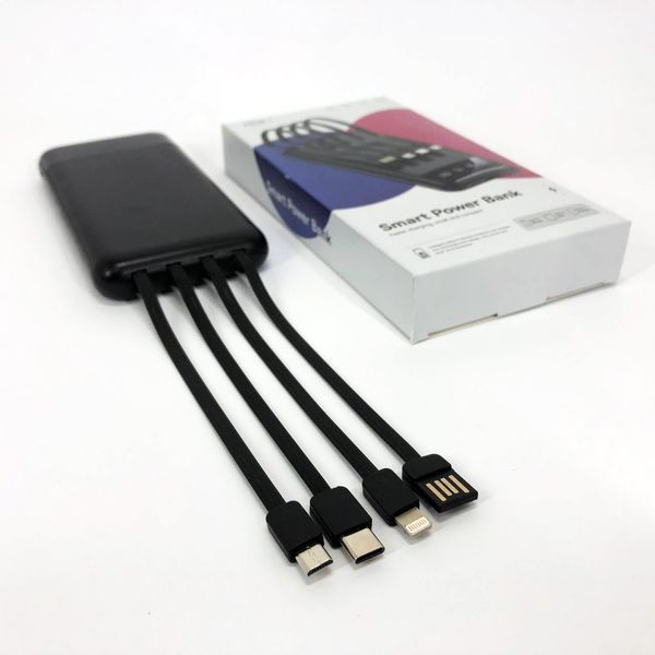 Павербанк Power Bank UKC 50000mAh Мобільна зарядка зовнішній акумулятор портативний павер. Колір: чорний ws81727 фото