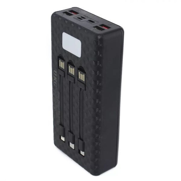 Портативная мобильная зарядка (Павербанк) POWER BANK SOLAR 60000MAH, переносной аккумулятор для телефона ws17847 фото