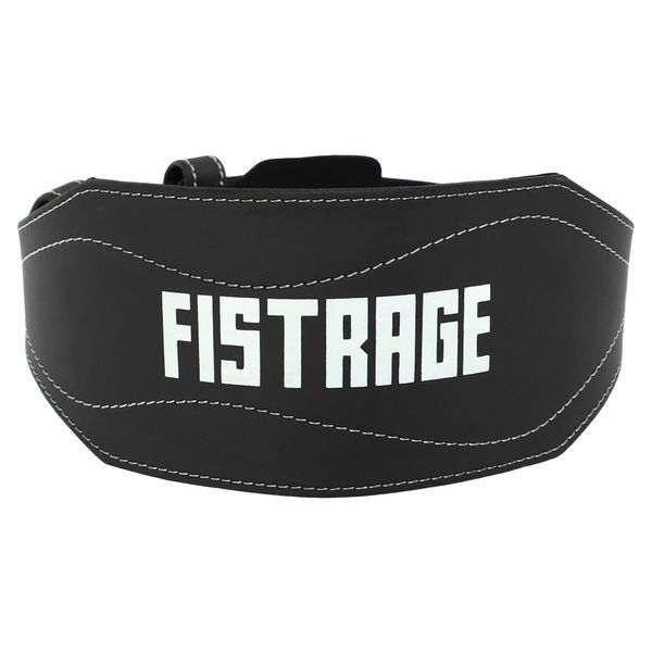 Пояс атлетичний шкіряний FISTRAGE VL-8442 спинка-15см розмір-S-XL чорний S VL-8442 фото