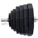 Блины диски полиуретановые 2 Handle металлическая втулка LiveUp LP8023-25 o51мм 25кг черный LP8023-25 фото 6