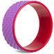 Колесо для йоги массажное SP-Sport Fit Wheel Yoga FI-2437 фиолетовый-розовый FI-2437 фото 1