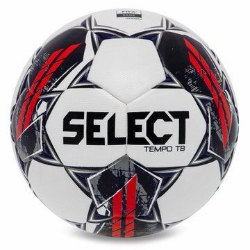 Мяч футбольный SELECT TEMPO TB FIFA BASIC V23 TEMPO-5WGR №5 белый-серый TEMPO-5WGR фото