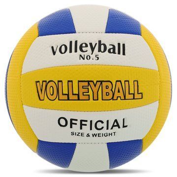Мяч волейбольный SP-Sport VOLLEYBALL VB-1260 №5 PVC белый-желтый-синий VB-1260 фото