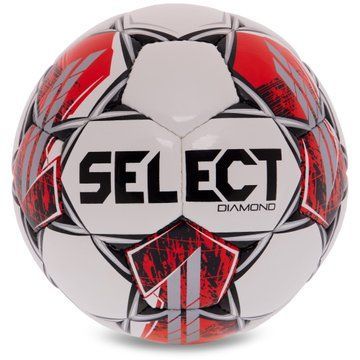 Мяч футбольный SELECT DIAMOND V23 DIAMOND-WR №4 белый-красный DIAMOND-WR фото