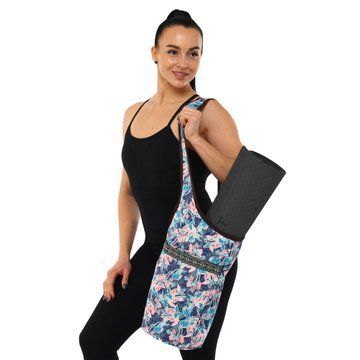 Сумка для йоги через плечо KINDFOLK Yoga bag SP-Sport FI-8364-2 розовый-голубой FI-8364-2 фото