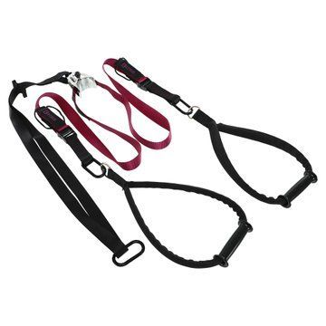 Петлі тренувальні EZOUS SUSPENSION STRAP (rip 60) F45 model P-07 чорний-фіолетовий P-07 фото