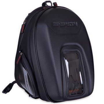 Сумка на бак мотоцикла на магнитах с окном под телефон Tank Bag KOMINE M-2844 32х22х21см черный M-2844 фото