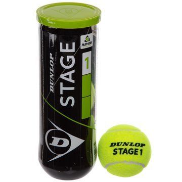 Мячи для большого тенниса DUNLOP STAGE 1 GREEN DL601338 3шт салатовый DL601338 фото