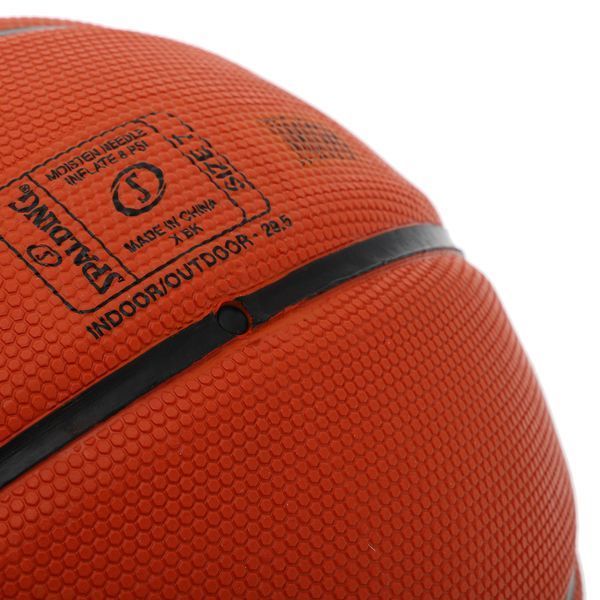 М'яч баскетбольний гумовий SPALDING NEVERFLAT HEX 84440Y розмір 7 помаранчевий 84440Y фото