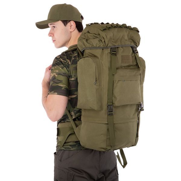 Рюкзак тактический рейдовый SP-Sport ZK-5511 размер 75х35х25см 66л цвета в ассортименте ZK-5511 фото