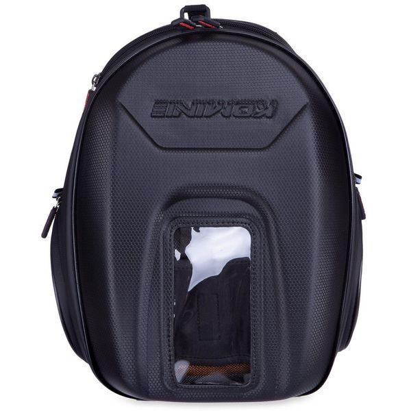 Сумка на бак мотоцикла на магнитах с окном под телефон Tank Bag KOMINE M-2844 32х22х21см черный M-2844 фото