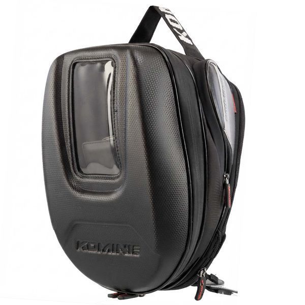 Сумка на бак мотоцикла на магнітах із вікном під телефон Tank Bag KOMINE M-2844 32х22х21см чорний M-2844 фото