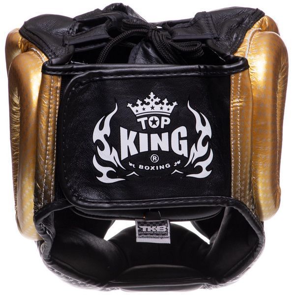 Шлем боксерский с полной защитой кожаный TOP KING Super Star TKHGSS-01 S-XL цвета в ассортименте S TKHGSS-01 фото
