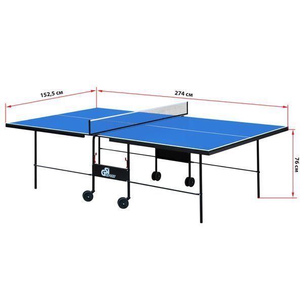 Стол для настольного тенниса GSI-Sport Indoor Gk-3.18 MT-0934 синий MT-0934 фото