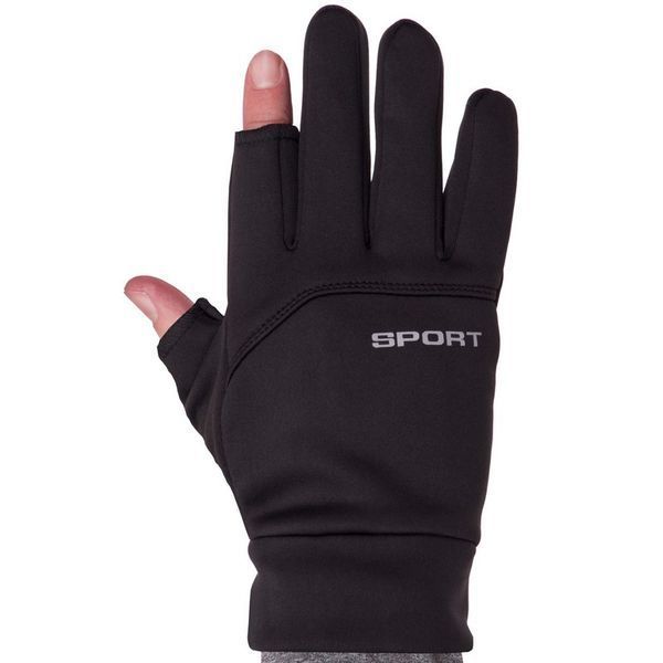 Перчатки для охоты и рыбалки (перчатки спиннингиста) SP-Sport BC-9240 размер универсальный черный L BC-9240 фото