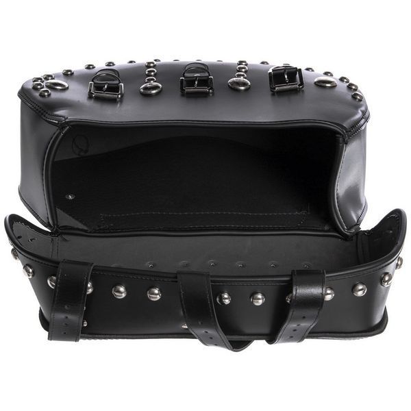 Кофры боковые для мотоцикла из экокожи Chopper BUOTAI H20 2шт 56x32x18см черный H20 фото