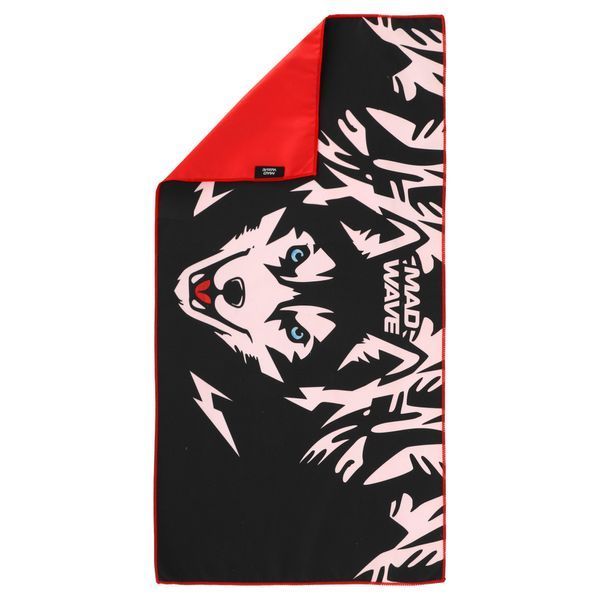 Полотенце спортивное из микрофибры MadWave HUSKY M076302100W 80х40см черный M076302100W фото