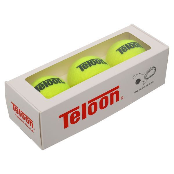 Теннисный мяч тренировочный на эластичной резинке Fight Ball набор 3 шт TELOON T818C-3 салатовый T818C-3 фото