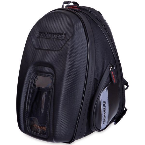 Сумка на бак мотоцикла на магнитах с окном под телефон Tank Bag KOMINE M-2844 32х22х21см черный M-2844 фото