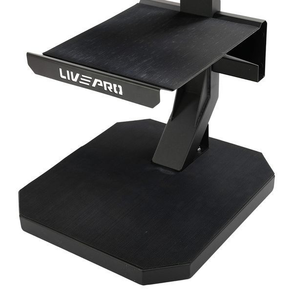 Стелаж модульний для інвентаря кросфіт STORAGE RACK LiveUp LP8875 розмір-55x60x180см чорний LP8875 фото