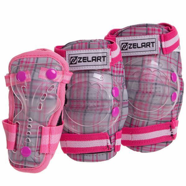 Защита для роликов детская наколенники налокотники перчатки Zelart CANDY SK-4678 S-M цвета в ассортименте M (8-12 лет) SK-4678 фото