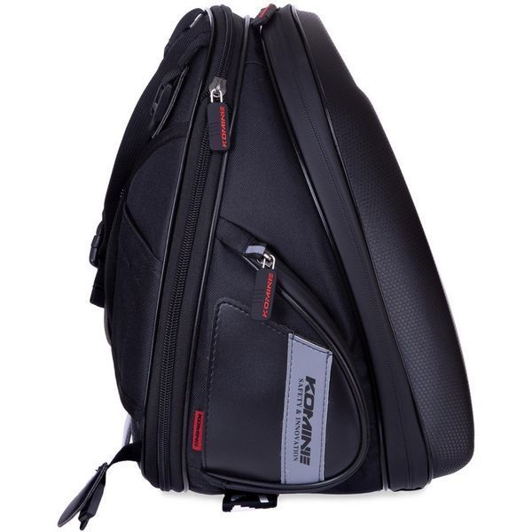 Сумка на бак мотоцикла на магнитах с окном под телефон Tank Bag KOMINE M-2844 32х22х21см черный M-2844 фото